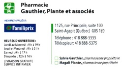 Pharmacie Gauthier, Plante et associés